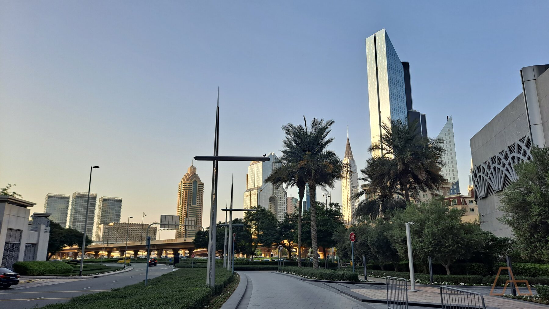 The financial district at street level