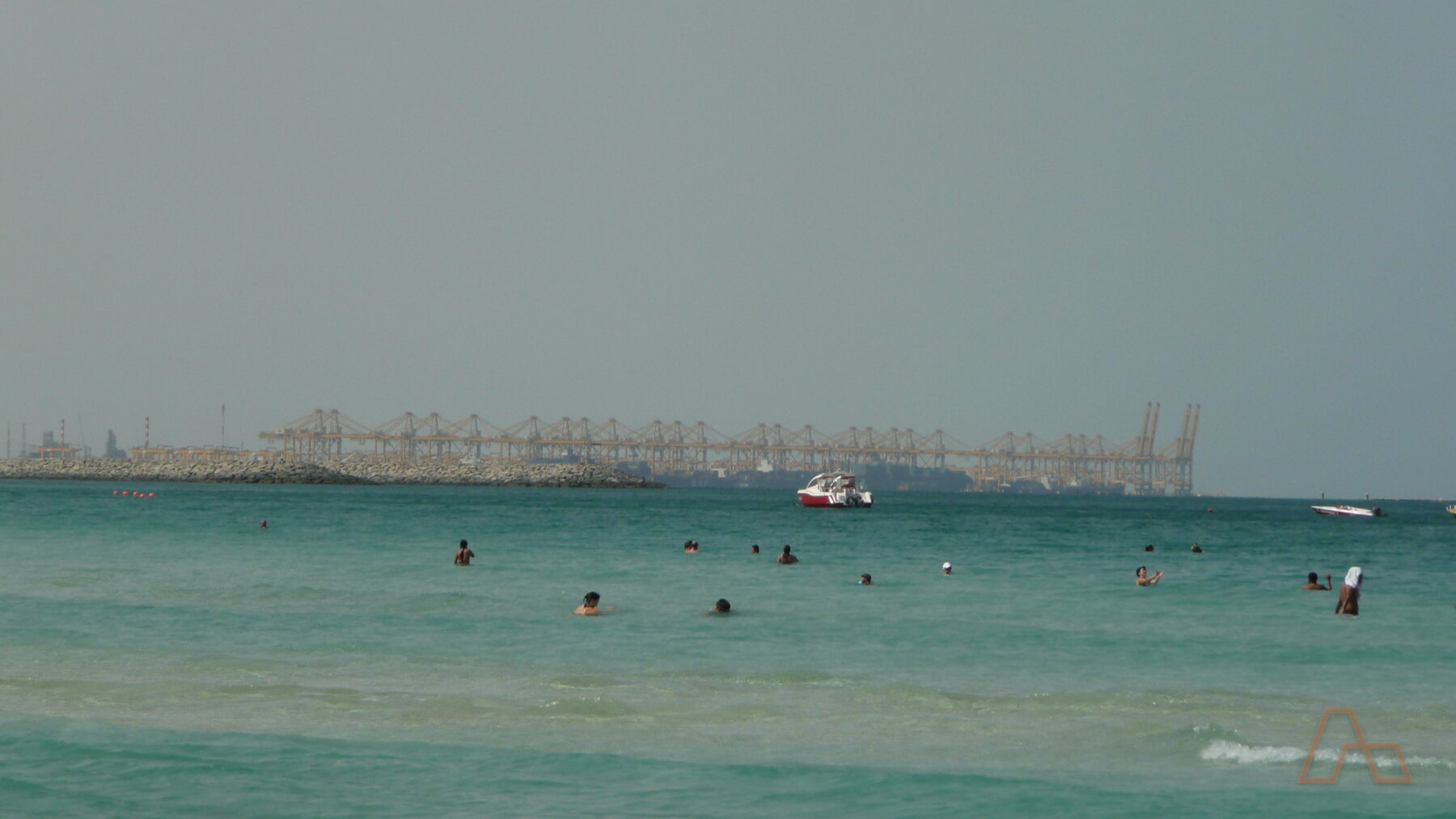 The coast at Jebel Ali, where wasl Gate sits