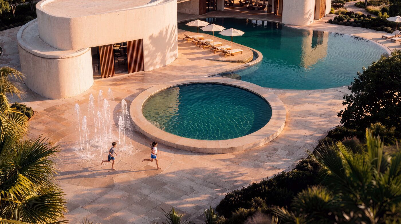 Clubhouse pools