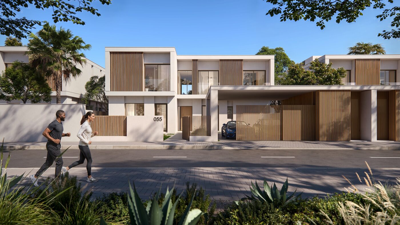 Villa streetscape