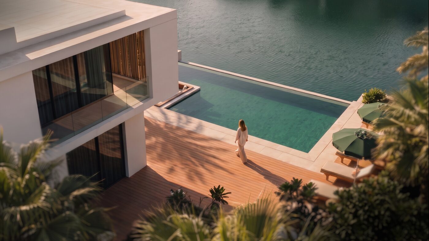 Waterfront villa